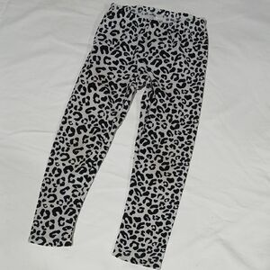 Jumping Beans Black and White Animal Print Leggings